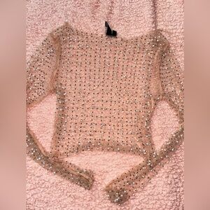 See through sequenced top